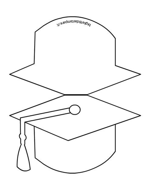 graduation cap  gown template school pinterest