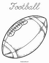 Coloring Football sketch template