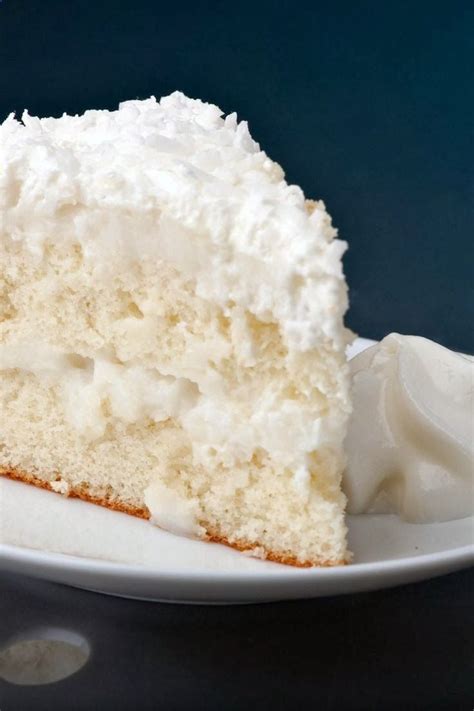 coconut cream cake  easy cake   white cake mix