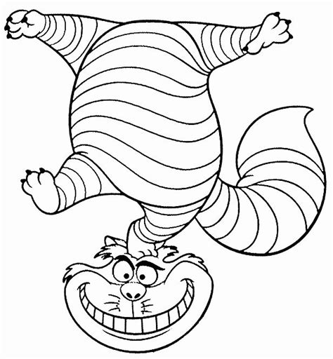 cheshire cat coloring page awesome cheshire cat coloring pages