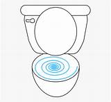Toilet Flushing Clipartkey sketch template