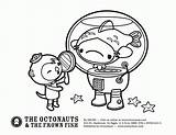 Octonauts Coloring Pages Gups Octonaut Colouring Print Color Gup Printable Pdf Adult Getcolorings Getdrawings Popular Library Outstanding Coloringhome sketch template