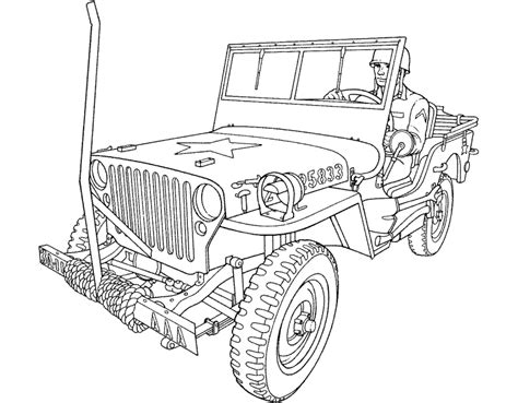 army truck coloring pages coloring home