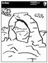 Arch Delicate Coloring Pages Arches National Park Service sketch template