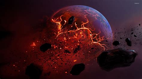 planet exploding wallpaper space wallpapers