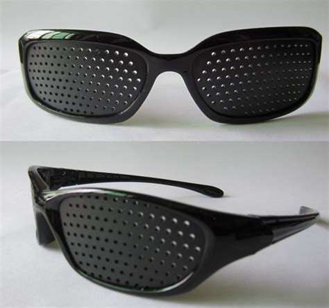 pinhole glasses custom logo pin hole eyeglasses china supplier
