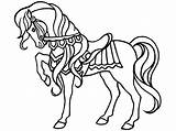 Horse Saddle Colouring Coloring Pages sketch template