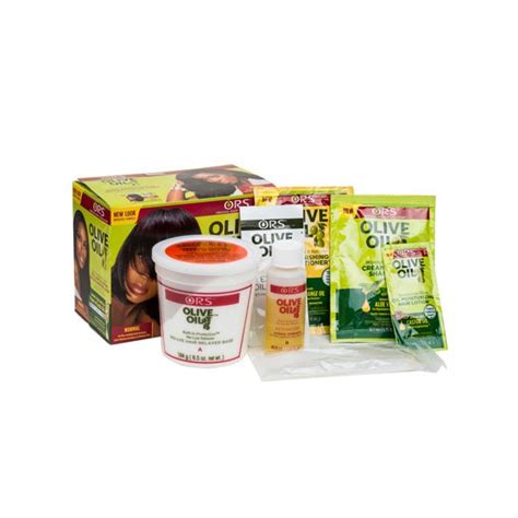 ors olive oil complete application  lye relaxer kit normal canada
