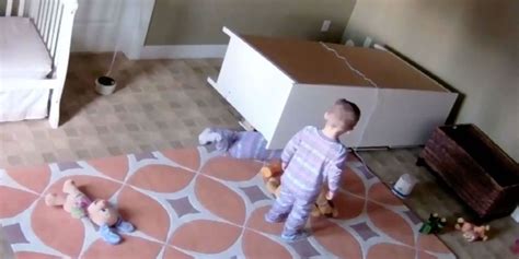 Terrifying Nanny Cam Video Shows 2 Year Old Helping His Twin Out From