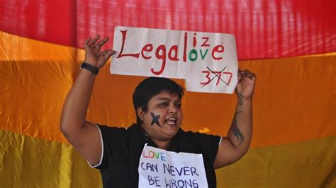 Indian Rights Activists Protest Supreme Courts Ruling Criminalizing