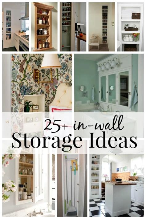 remodelaholic  brilliant  wall storage ideas   room