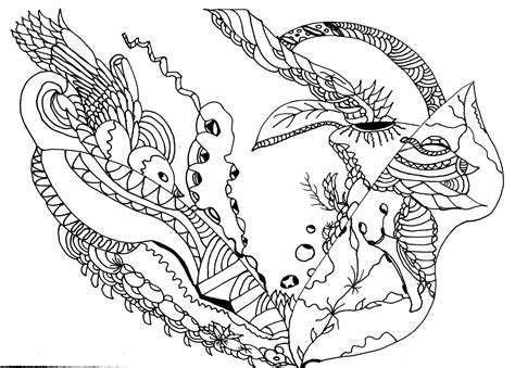 coloring page ecosystem etsy