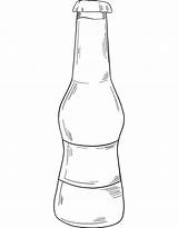 Botella Soda sketch template