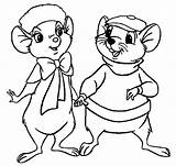 Coloring Rescuers Pages Disney Bianca Bernard Colouring Wecoloringpage Print Und Choose Board Popular sketch template