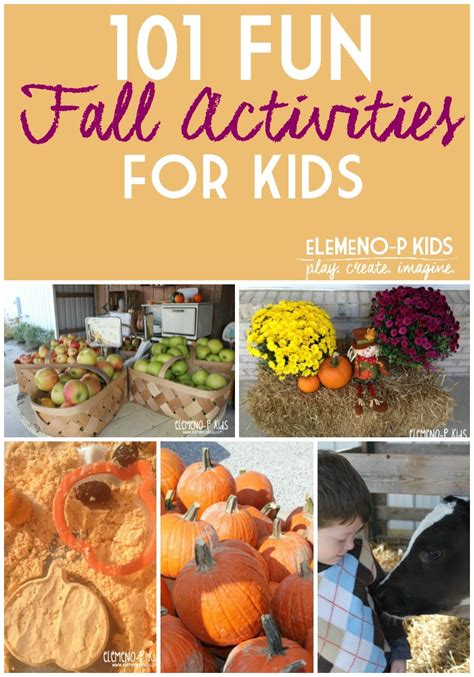 fall activities for preschoolers