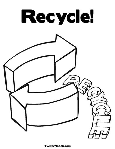 coloring pages recycling coloring home