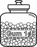 Gum Jars Colouring Canopic sketch template