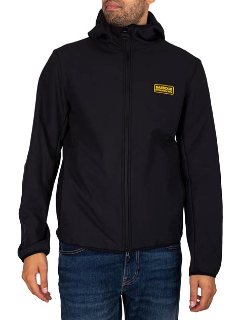barbour international coldwell lightweight jacket black standout