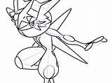 Greninja Coloring Pages Ash Pokemon Drawing Printable Color Getdrawings Pikachu Getcolorings Wednesday Sketch Related Popular Print Template Coloringhome Colorings sketch template