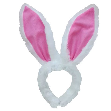 Bright Pink Bunny Ears Headband Party City