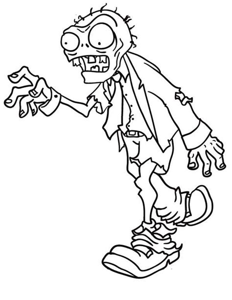 printable zombies coloring pages  kids