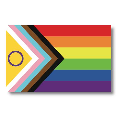 Regenbogenfahne Intersex Inclusive Pride Anstecker Made In Germany