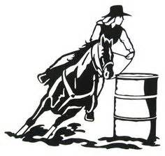 girl barrel racing silhouette google search teesandmore