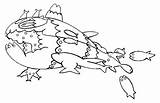 Pokemon Coloring Wishiwashi Pages Coloriages 1033 Sun sketch template