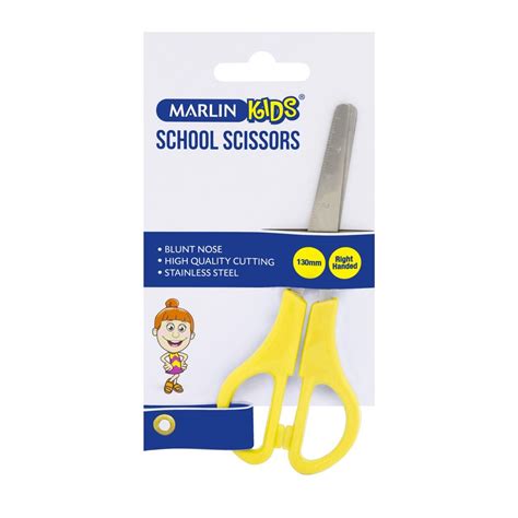 marlin kids blunt nose scissor printed design uhq