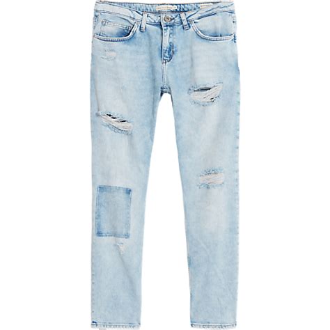 cropped boyfriend blauwbleached skinny jeans jeans flared jeans