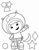 Umizoomi Coloring Team Pages Getcolorings Geo Expert Shape sketch template