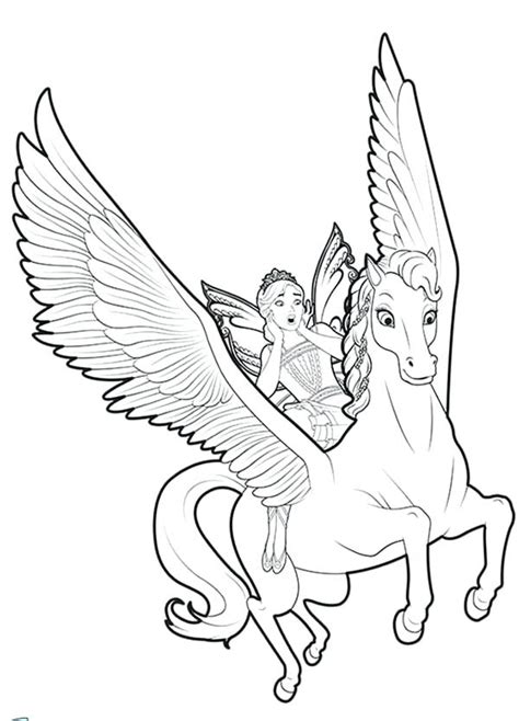beautiful pegasus  wings coloring page unicorn coloring pages