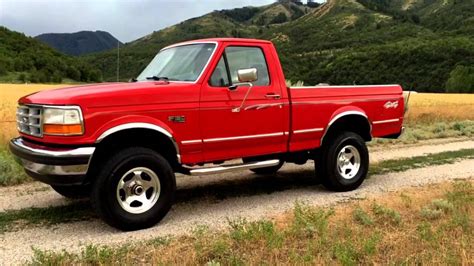 ford  xlt wd shortbed  owner  miles super clean runs strong cold ac youtube