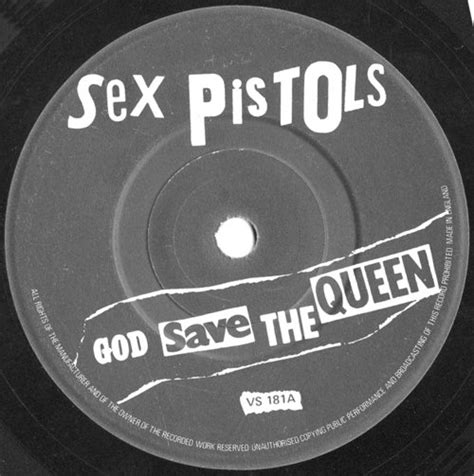 god save the sex pistols god save the queen united kingdom 7 grey labels