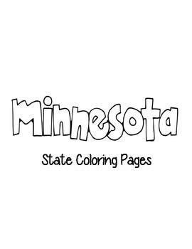 minnesota state coloring pages color minnesota coloring pages
