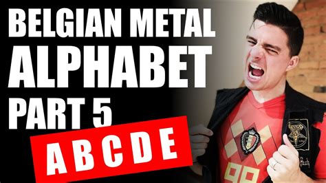 belgian metal alphabet part  abcde youtube