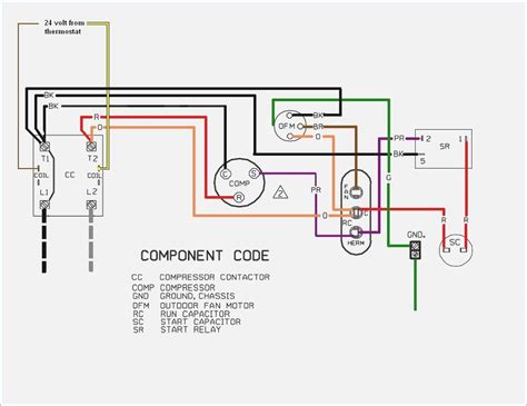 smart wiring diagram  capacitor start motor  prong twist lock plug