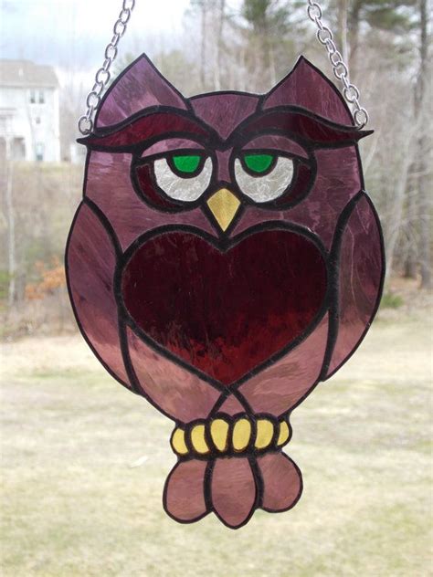 181 Best Images About Stain Glass Birds Owls On