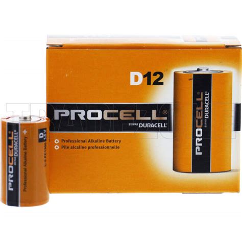 Duracell 1 5 Volt Procell D Alkaline Battery 12 Pack Electrical Supplies