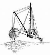 Boats Vectorified Pencil Fishings Bestpra sketch template