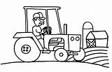 Trator Motorista Tractors Colorear Desenho Tractores Colorat Tractoare Deere Planse Desene Tudodesenhos Coloringhome Everfreecoloring sketch template