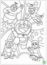 Doraemon Dinokids Coloring Close sketch template