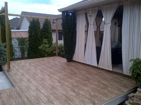 outdoor decking material