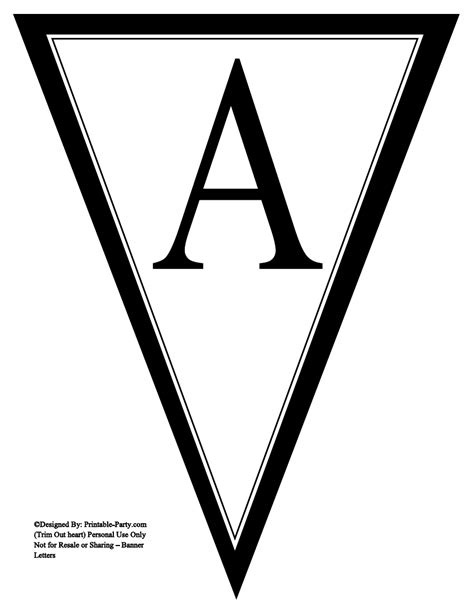 large swallowtail printable alphabet banner lette printable