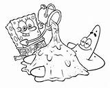 Coloring Pages Spongebob Paige Sheet Template Easy Anycoloring sketch template