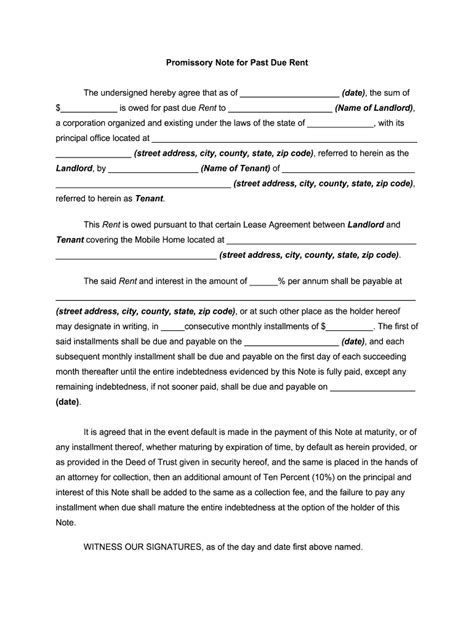 due rent payment plan agreement template airslate signnow