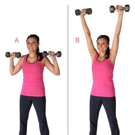 dumbbell shoulder press exercise how to workout