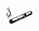 Blunt Smoke Clipart Cigar Smoking Burning Burn Tobacco Transparent Ashes Webstockreview Ash Zoom Click sketch template