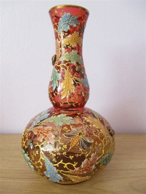 A Very Rare And Truly Stunning Ludwig Moser Glass Vase In A Gorgeous