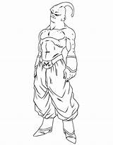 Buu Majin Colorir Ausmalbilder Desenhos Coloringhome Dbz Ludinet Ausmalbild Tudodesenhos Goku Imprimer Codes Insertion Roshi sketch template
